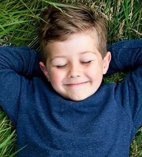 Relaxation for kids article content card